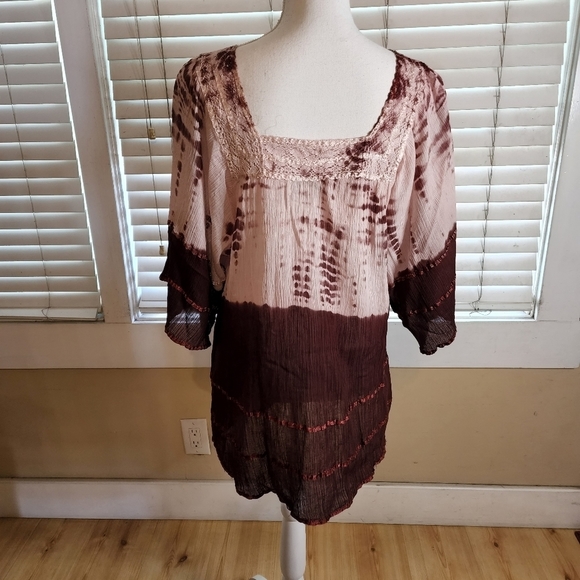 Advance Apparel Women's Bohemian Inspired Tunic NWOT - Picture 8 of 12